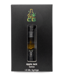 CG Premium Extracts – Apple Jack THC Sativa Distillate Syringes – 1ML
