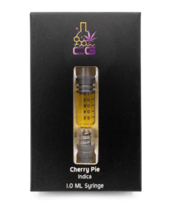 CG Premium Extracts – Cherry Pie THC Indica Distillate Syringes – 1ML